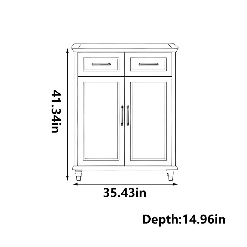 French style romantic home storage shoe cabinet