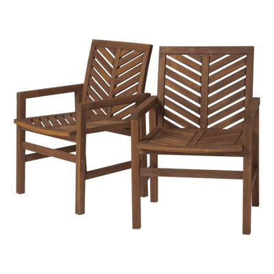 Chaises de patio 2 pièces Modern
