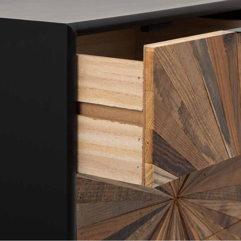 Bargale 44cm W Manufactured Wood Bedside Table