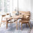 Strathern Oak Solid Wood Dining Table-2046564464