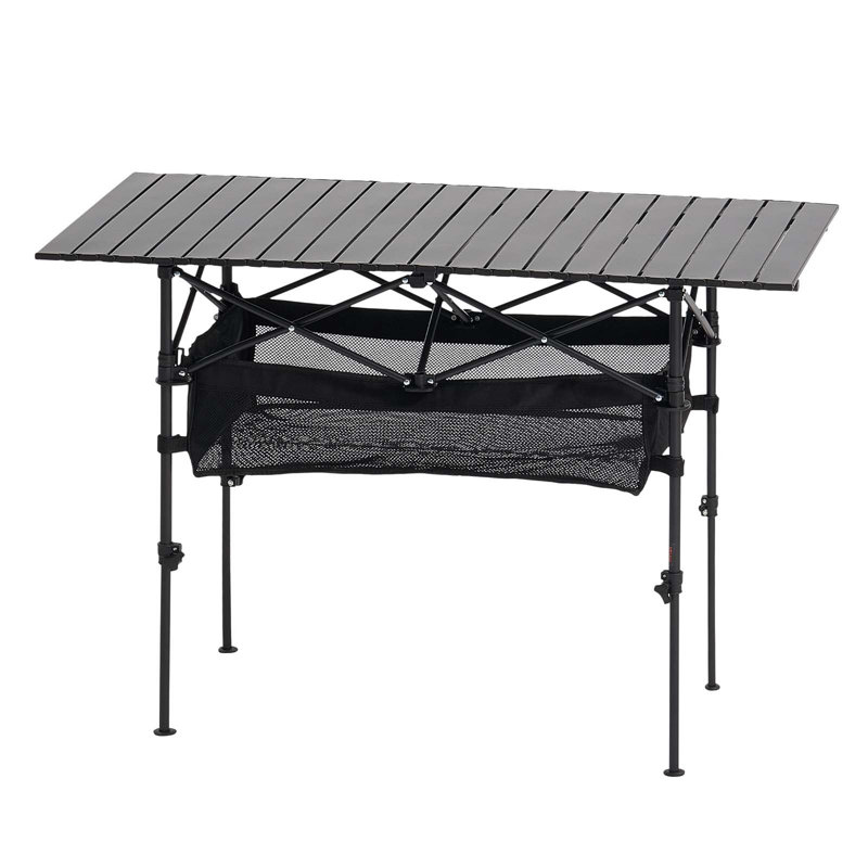 Table de camping pliante en aluminium