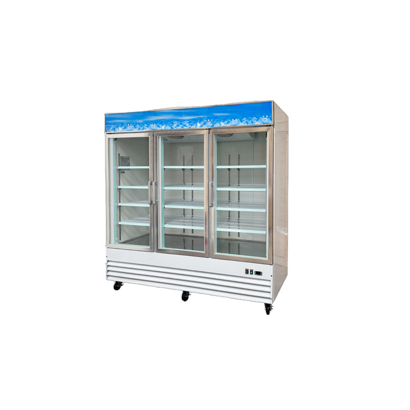 Elite Kitchen Supply 53 Cubic Feet Merchandising Refrigerator - 78.3''