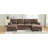 U-Shaped Sectional Sofa 103.5" Chenille Fabric Couch With Dual Chaise Lounges, Storage Pockets And Armrest Pillows For Living Room-1516937230