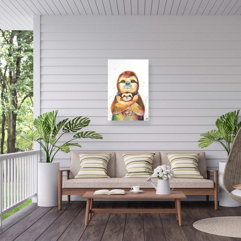 Toile d'extérieur Marc Allante X. Exotic Xenarthran, H 16 po x l 24 po