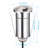 1W Low Voltage Recessed LED Deck Light, Dual Beam 102° Butterfly Glow In-Ground Light, 3000K