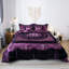 Ensemble d'édredon 6 pièces Midnight Bloom Classic Glam-1864571358