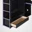 Lit mezzanine double avec bureau intégré et rangement-2040278805