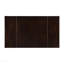 Table de salle à manger rectangulaire à rallonge de 52 pouces, cappuccino