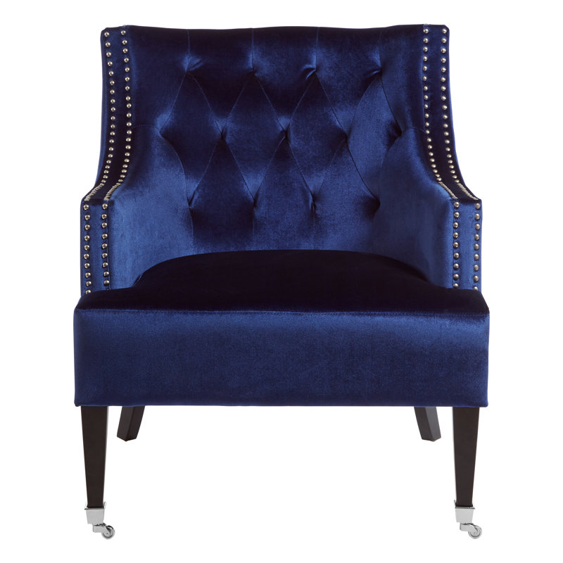 Jaxon Upholstered Armchair, Blue