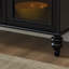 Buffet en bois massif noir-72635711