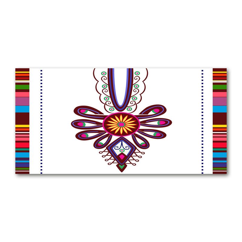 Polish Folk Pattern - Wrapped Canvas Print