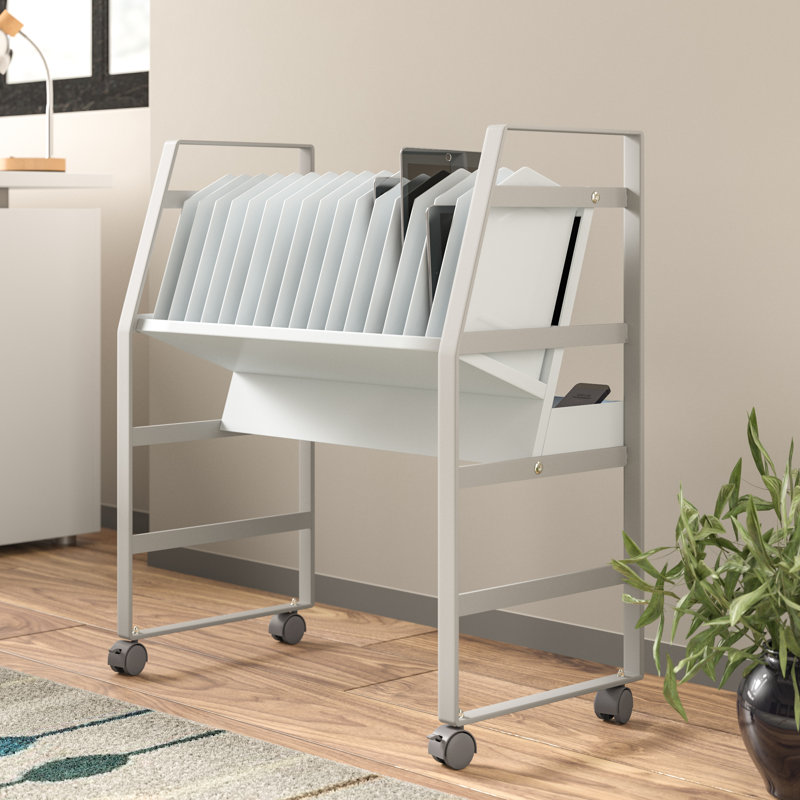 Chariot de chargement à 16 compartiments avec tablette Store-N-Charge