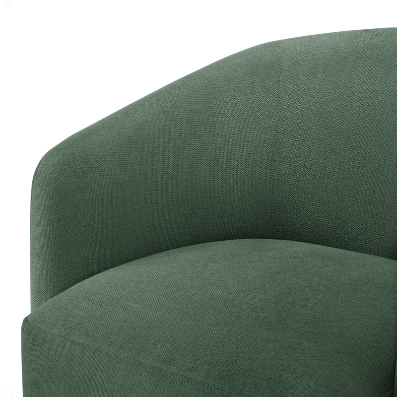 Fauteuil demi-tonneau Modern, Vert