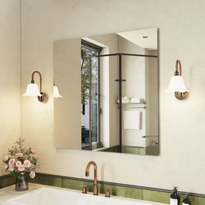 Miroir en verre trempé sans cadre