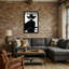 Mannequin avec chapeau noir et robe-578922889