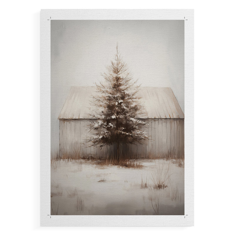 Art des Fêtes de Noël - série 2-CLxxxvi - impression sur toile seulement - non encadrée, H 27 po x l 18 po