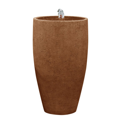 Manzanita Handcrafted Concrete / Cement Weather Resistant Birdbath Fountain