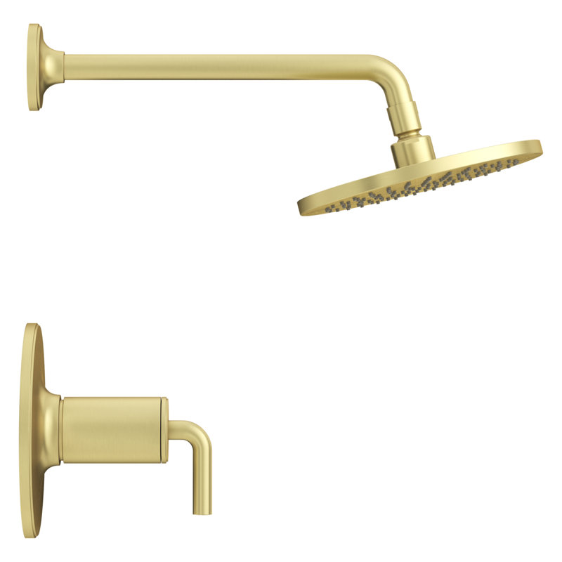 TENET Tub & Shower Faucet, Brushed Gold