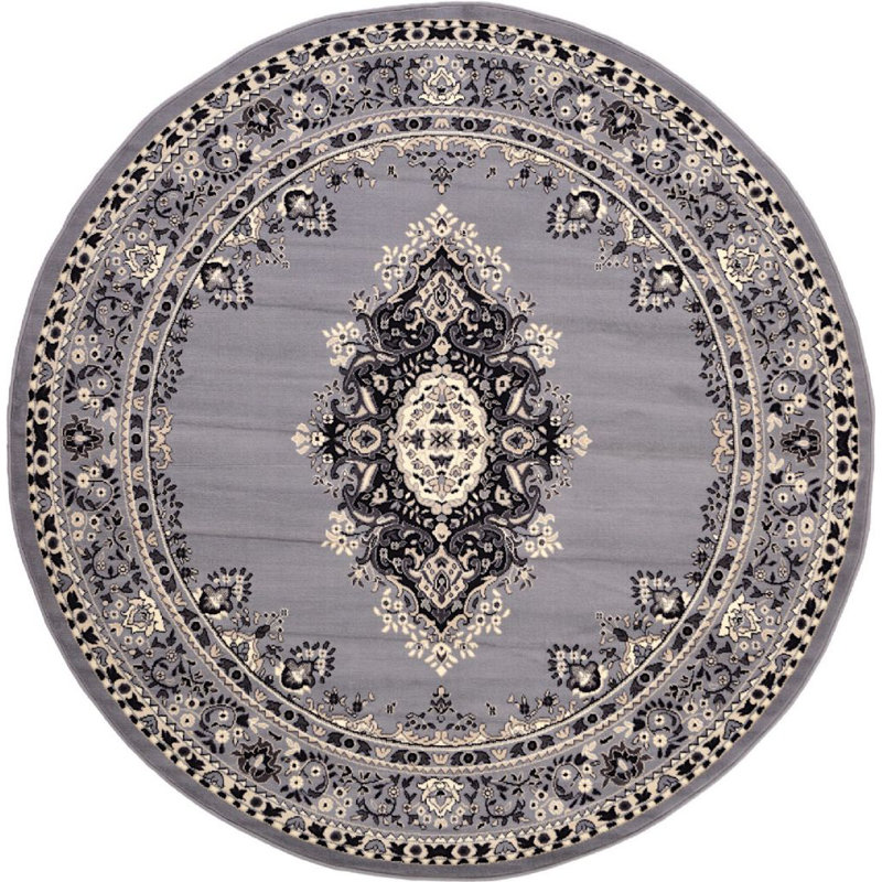 Anahita Oriental Indoor Rug, Round 8'