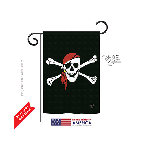 Drapeau de maison / jardin en polyester Kinnard, H 40 po x l 28 po