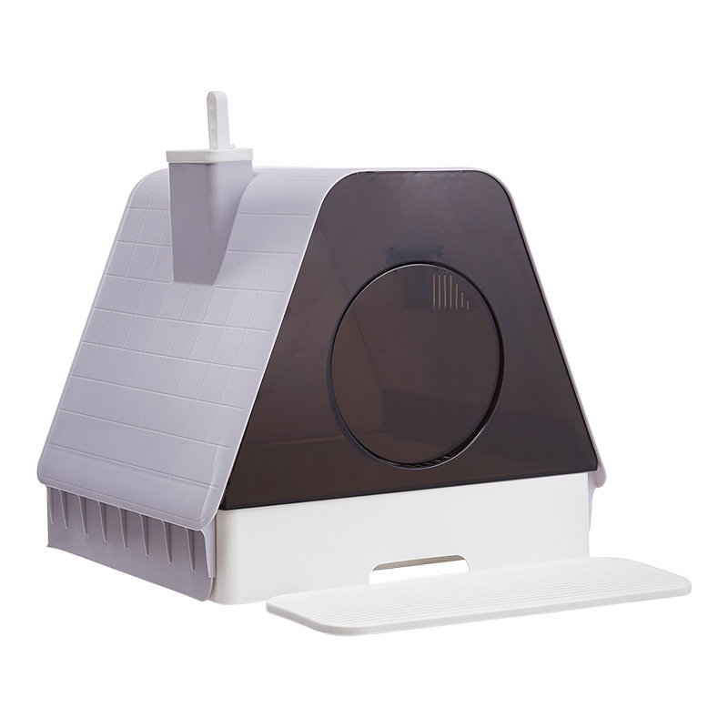 Polyethylene Plastic Litter Box with Scoop