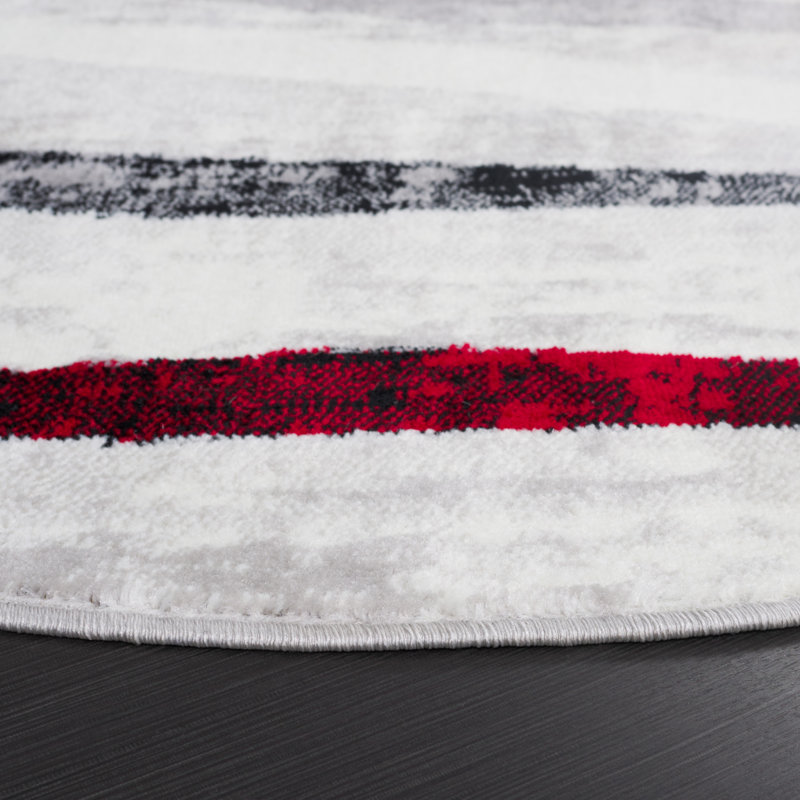 Skyler Performance Abstract Rug, Round 6'7"
