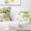 Coussin lombaire en aquarelle de petites fleurs floral