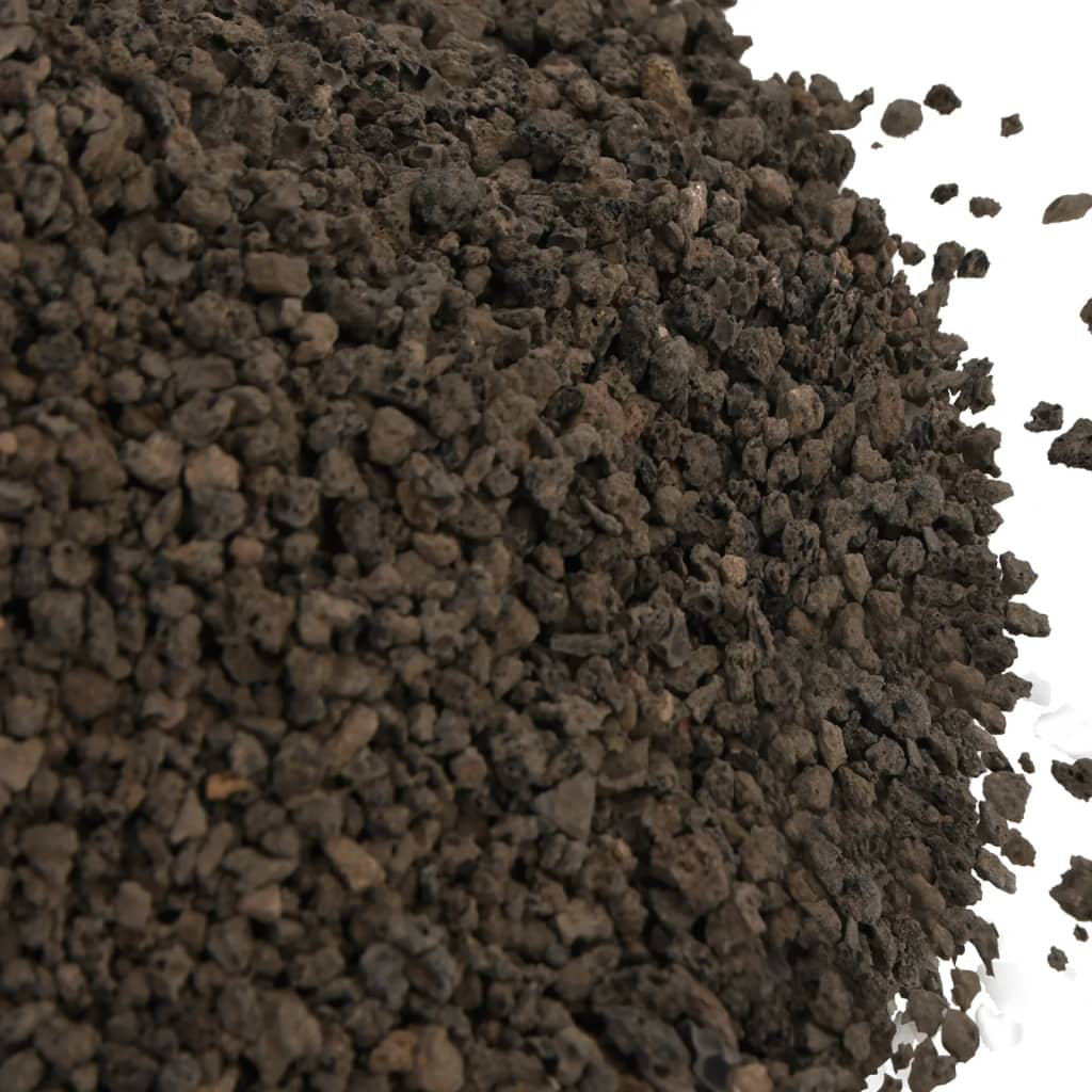 Vidaxl Basalt-Kies 25 Kg Schwarz 3-5 Mm