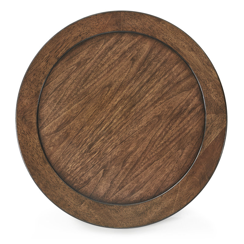 Solid Wood Tray Top End Table