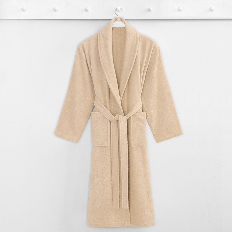  Peignoir 100% coton Brittany, Petit / Moyen, Beige