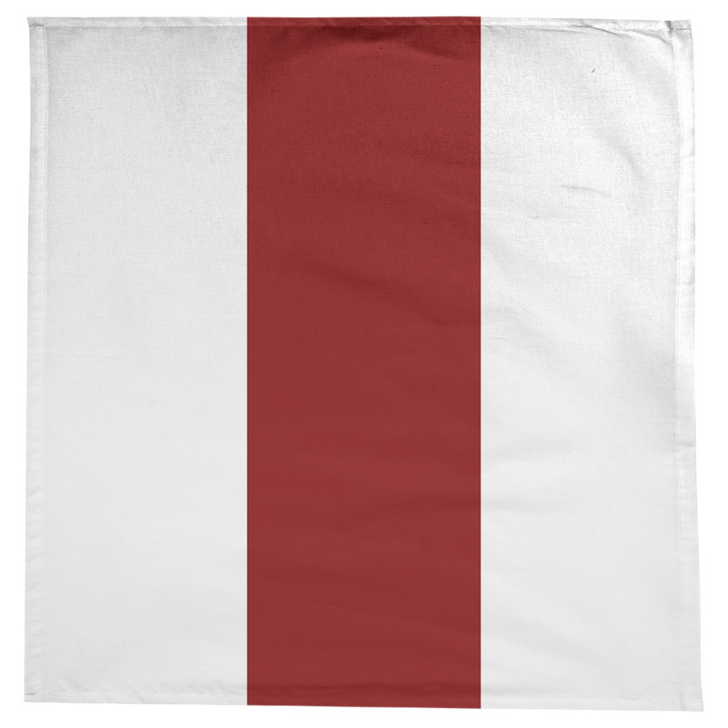 Nappe Clemson, Oiseau de l'Iowa - blanc / rouge / blanc