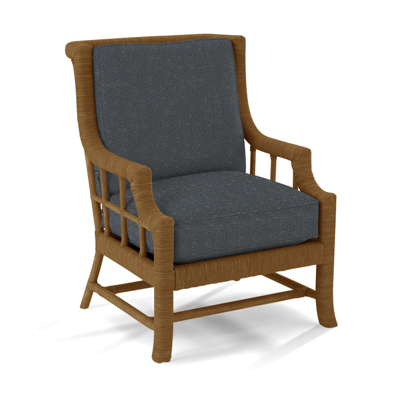 Fauteuil Lafayette, La Havane, Tissu performance blanc 0851-94