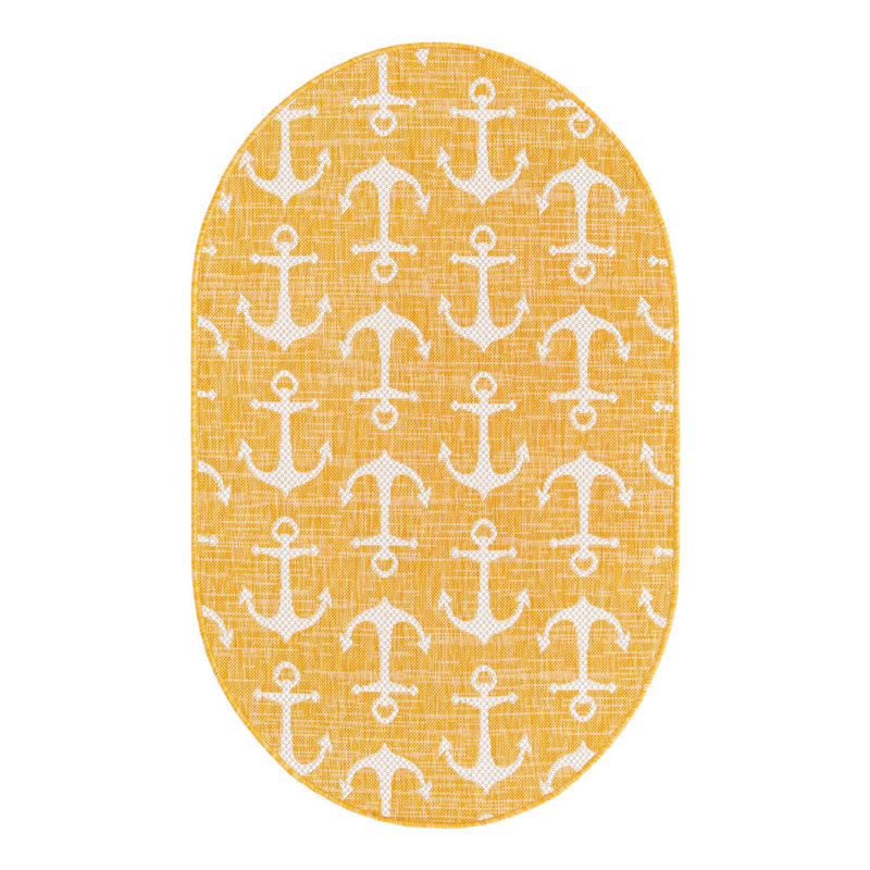 Indoor / Outdoor Rug, Oval 3'3" x 5'3"