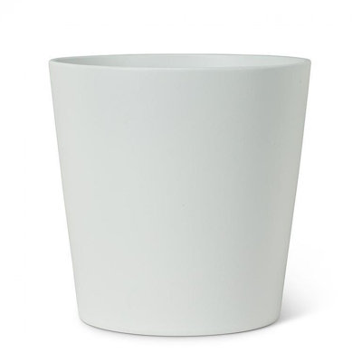 Pot à fleurs blanc classique