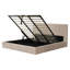 Lit plateforme tapissier hydraulique avec rangement relevable-910546610-910546614