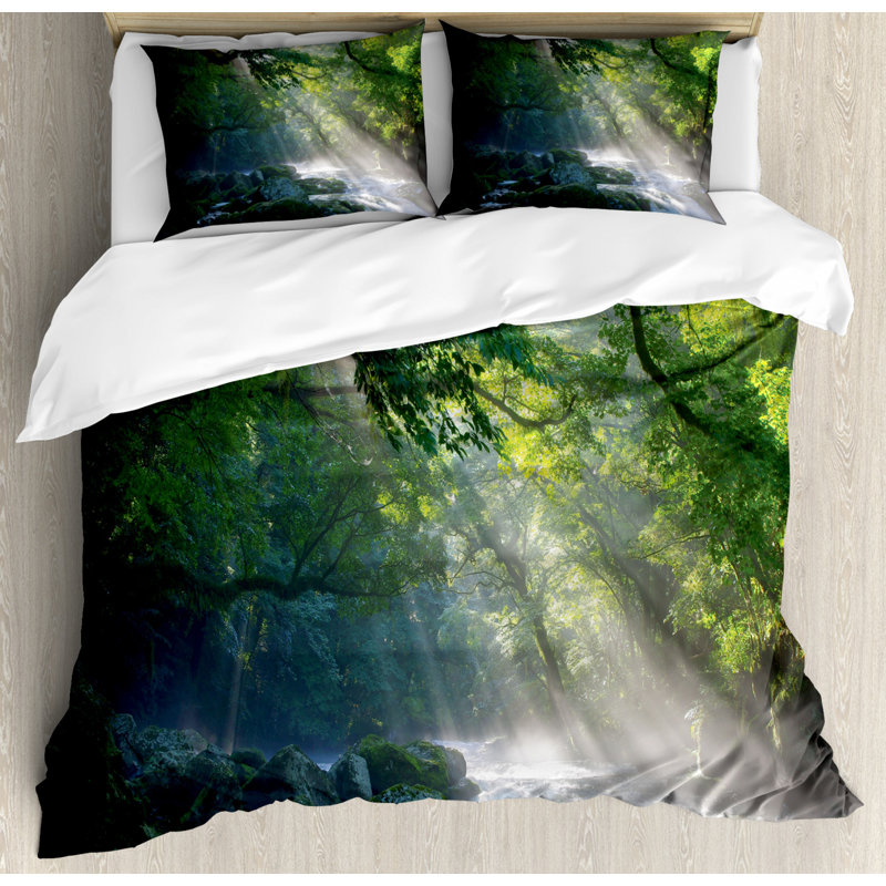 Rustic Duvet Cover, King Duvet Cover + 2 Standard Shams