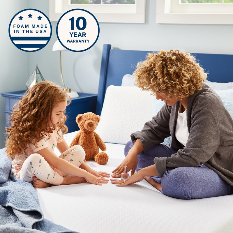King White Gel Memory Foam Adjustable Bed Mattress
