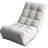 4-Segment Back Adjustable Chair - For Bedroom Comfort Gray Multifunctional Reclining For Watching Tv Metal Frame