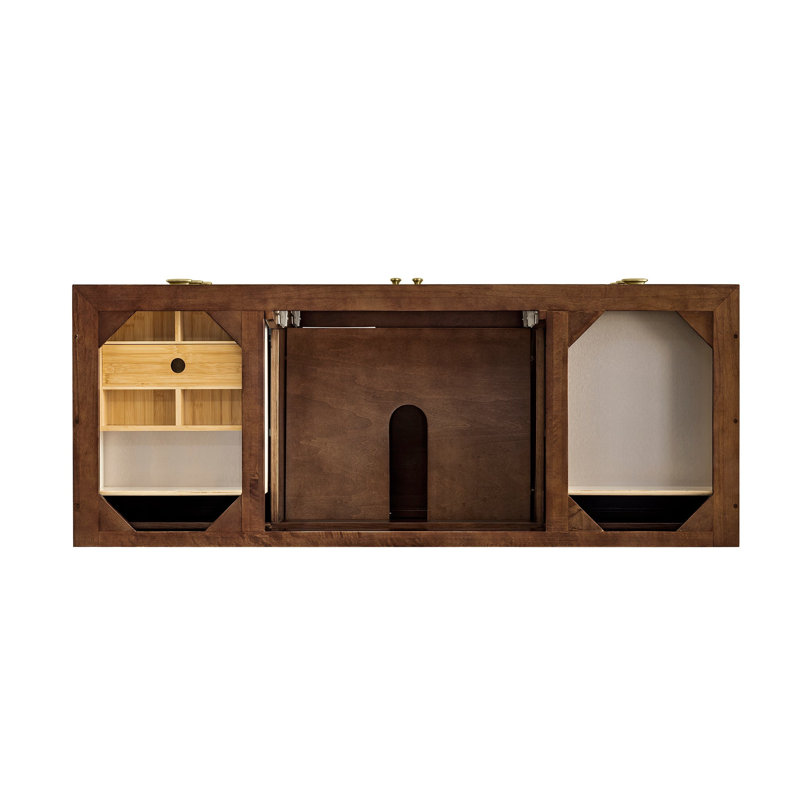 Amberly 60" Single Bathroom Vanity Set, Parisien Bleu, 8" Widespread