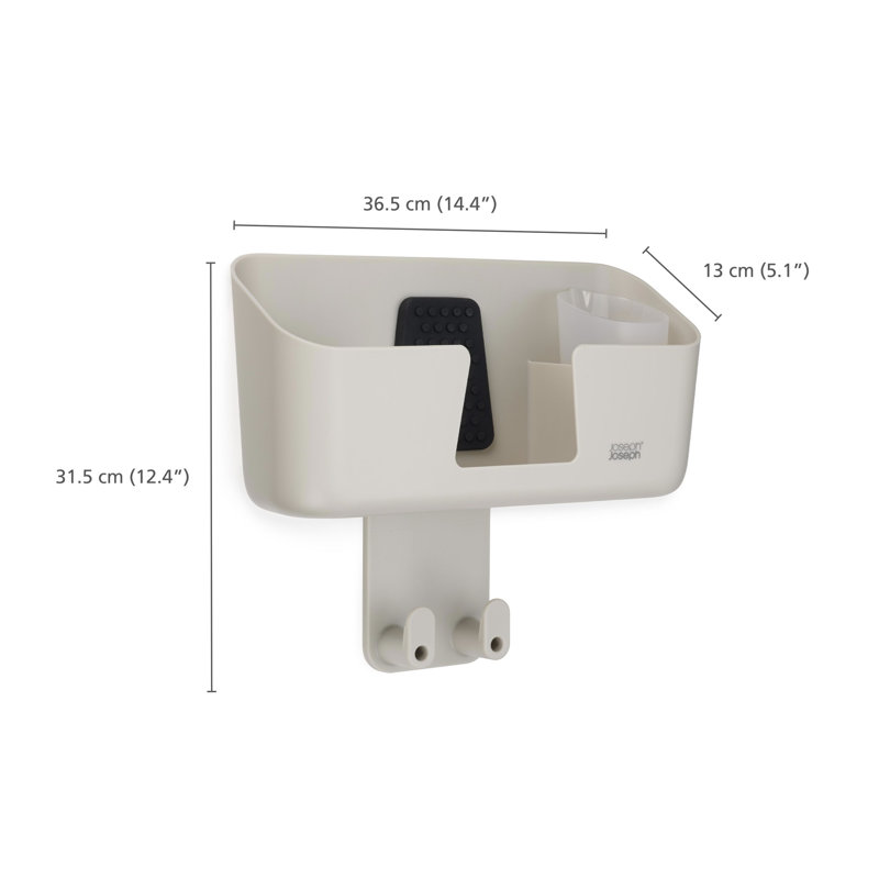 IronHub Wall-mounted Iron Storage Caddy with Ironing Board Hook