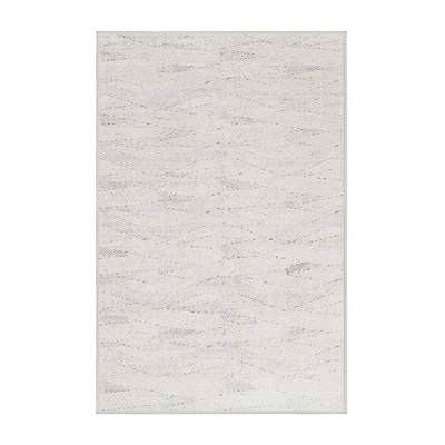 Tapis géométrique gris clair