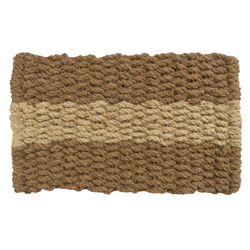 Handwoven Doormat - The Rope, 18" W x 30" L