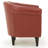 Liam Faux Leather Barrel Chair-1487494445