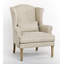 Linen Wingback Chair