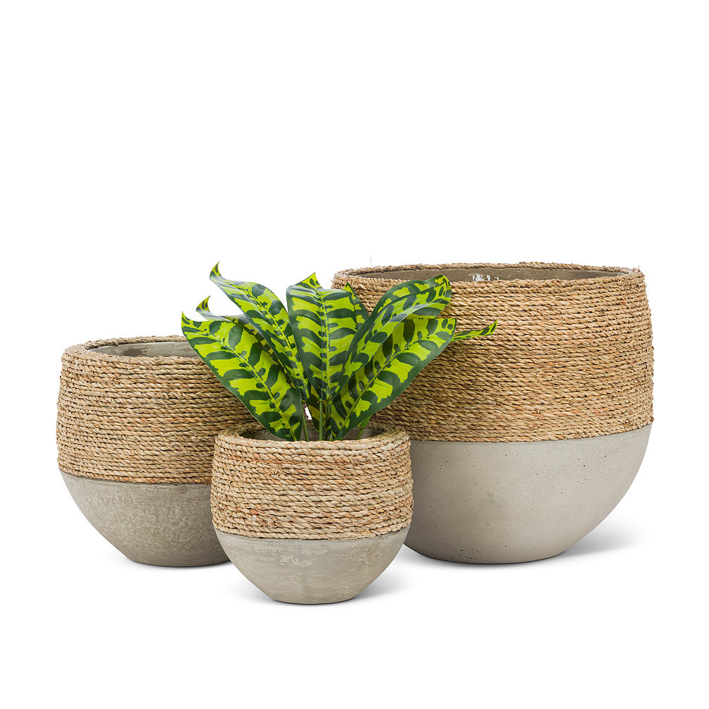 StowtheWold 13" Pot Planter, 7" H x 7" W x 7" D