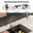 Double-Head Stainless Steel Kitchen Faucet With Pull-Down Nozzle, Single Handle High-Pressure Kitchen Sink Faucet-113377782