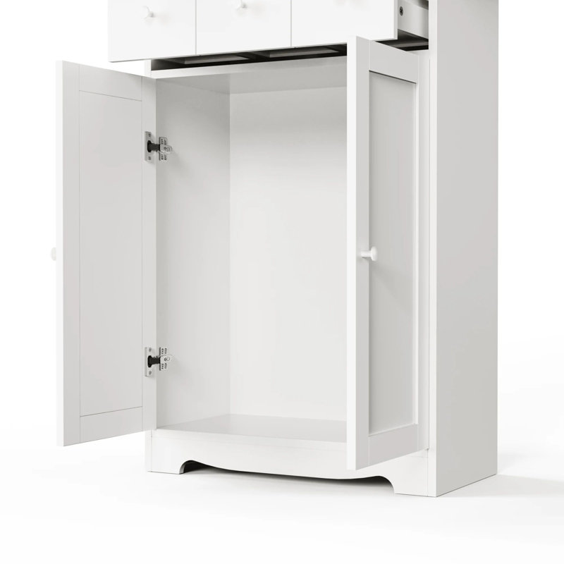 Shaundrelle Dining Cabinet, White, Yes