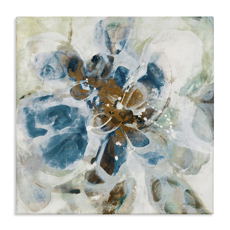 Distorted Splatter Abstraction  Canvas Wall Art by Liz Jardine, 36" H x 36" W x 1.5" D
