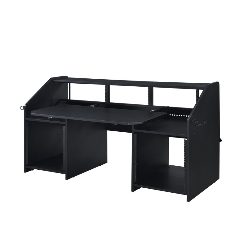 Bureau de musique Annette à finition noire (sans la chaise de bureau)