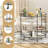 Mirror Shelf Metal Bar Cart-1979434081